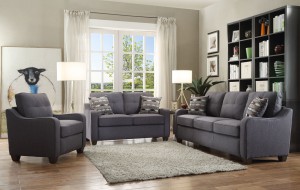 Bộ sofa gia đình vải lanh mã SV556