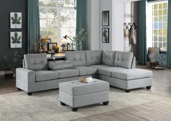 Bộ sofa góc chất liệu vải mã SG144