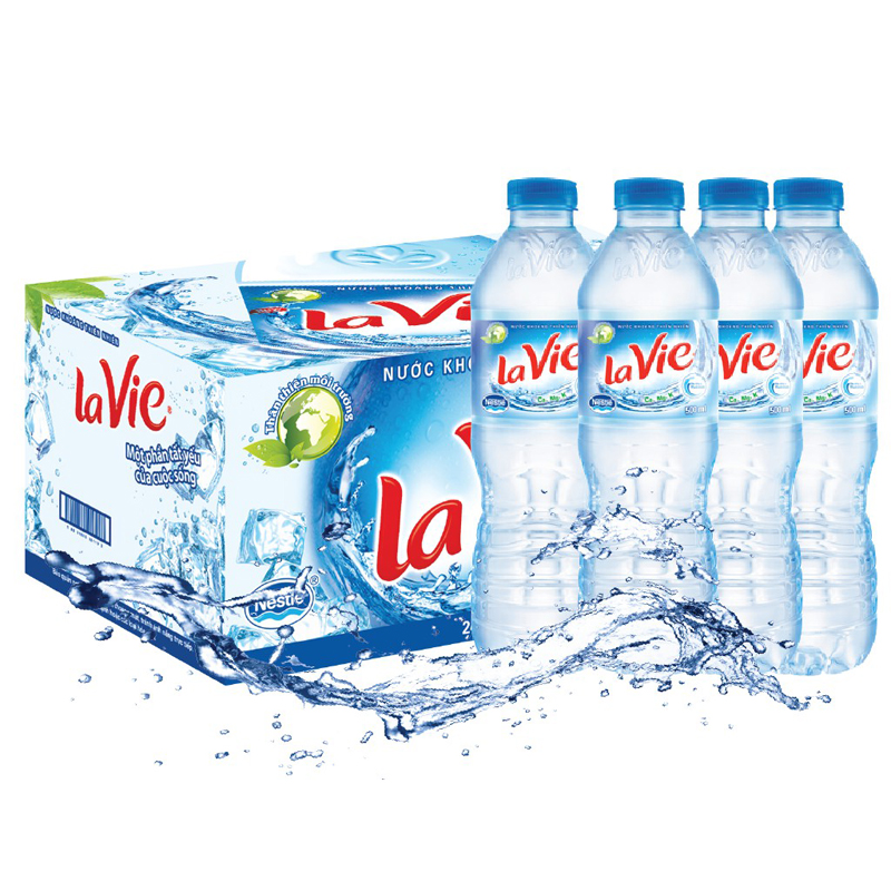 Nước uống Lavie – nước khoáng hay nước tinh khiết?